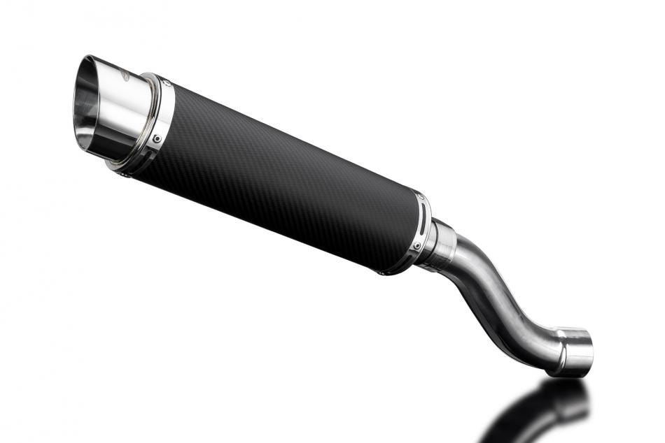 DUCATI MONSTER 821 15-19 1200 14-19 350mm CARBON ROUND SILENCER EXHAUST KIT