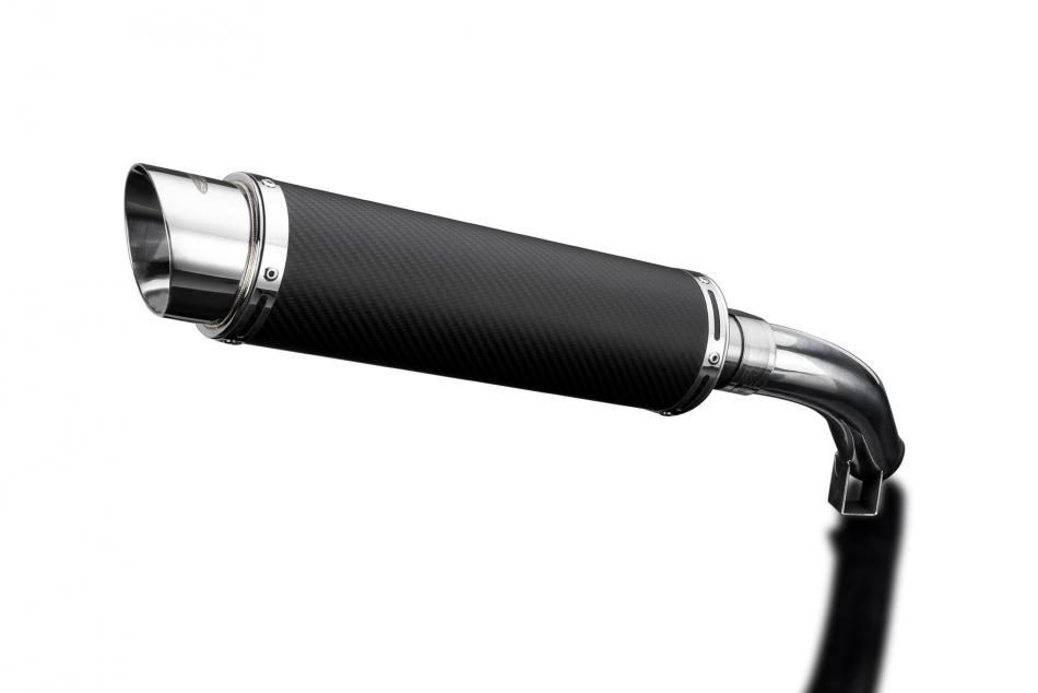 KAWASAKI KLZ1000 VERSYS 2019-2024 350mm CARBON ROUND SILENCER EXHAUST KIT