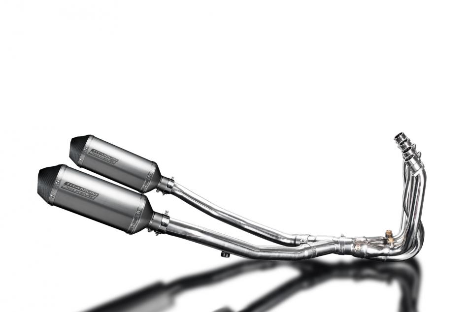 KAWASAKI ZZR1400 08-11 4-2 EXHAUST SYSTEM 260mm TITANIUM XOVAL BSAU SILENCERS