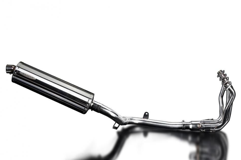 KAWASAKI VERSYS 1000 2019-2024 FULL EXHAUST SYSTEM 450mm STAINLESS OVAL BSAU