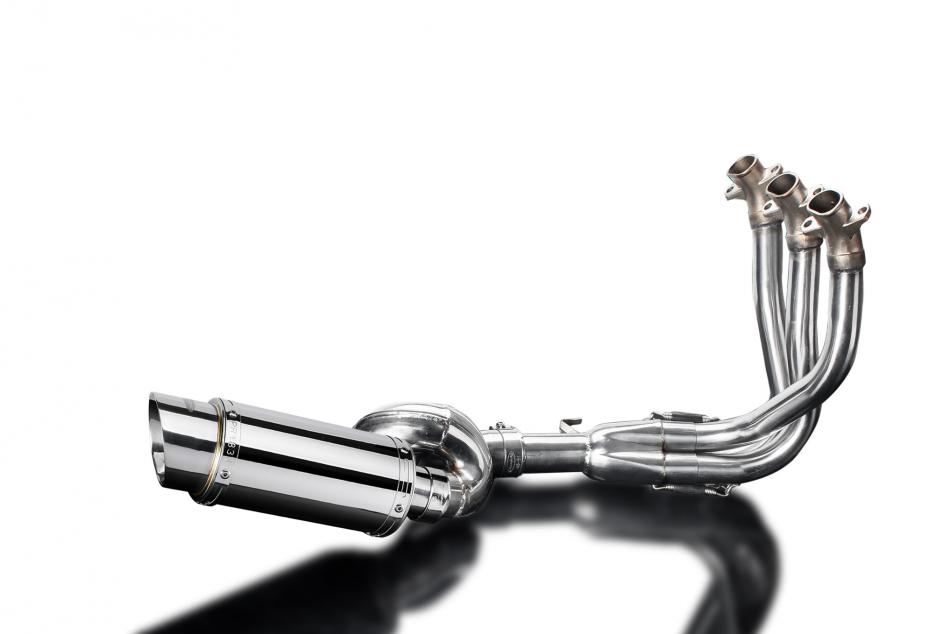 TRIUMPH STREET TRIPLE 765RS 17-22 COMPLETE EXHAUST SYSTEM 200mm ROUND STAINLESS