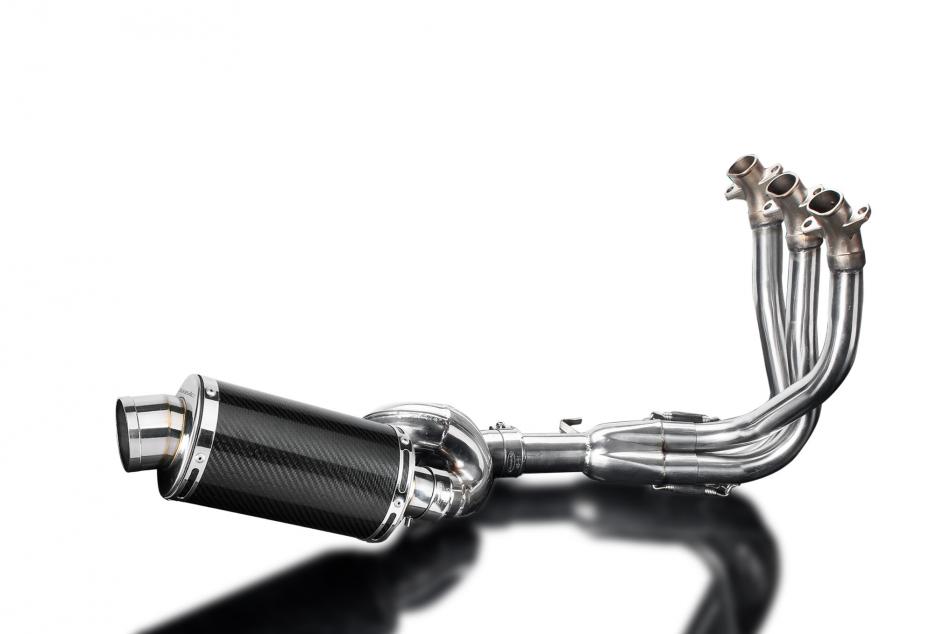 TRIUMPH STREET TRIPLE 765RS 2017-22 COMPLETE EXHAUST SYSTEM 225mm OVAL CARBON