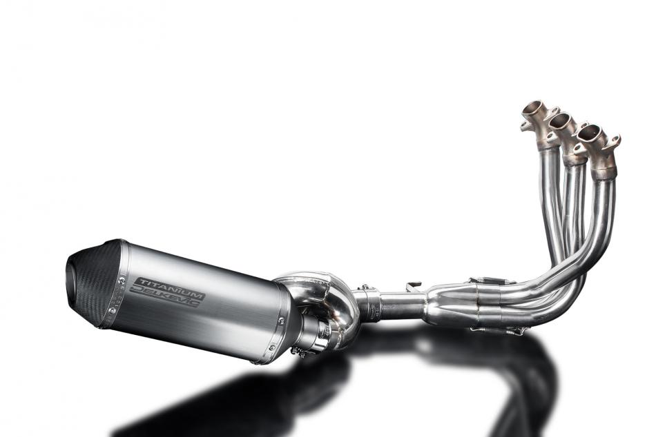 TRIUMPH STREET TRIPLE 765RS 2017-22 COMPLETE EXHAUST SYSTEM 260mm XOVAL TITANIUM
