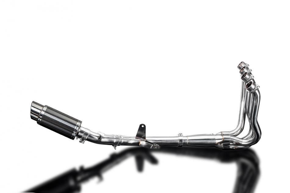 SUZUKI GSX-S1000F 2015-2020 200mm FULL EXHAUST ROUND CARBON SILENCER