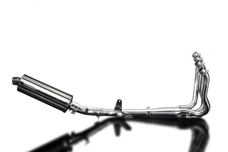 SUZUKI GSX-S1000F 2015-2020 350mm FULL EXHAUST OVAL STAINLESS BSAU SILENCER