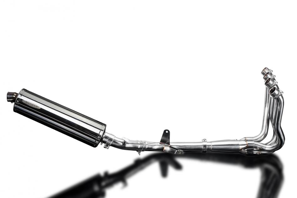 SUZUKI GSX-S1000F 2015-2020 450mm FULL EXHAUST OVAL STAINLESS BSAU SILENCER