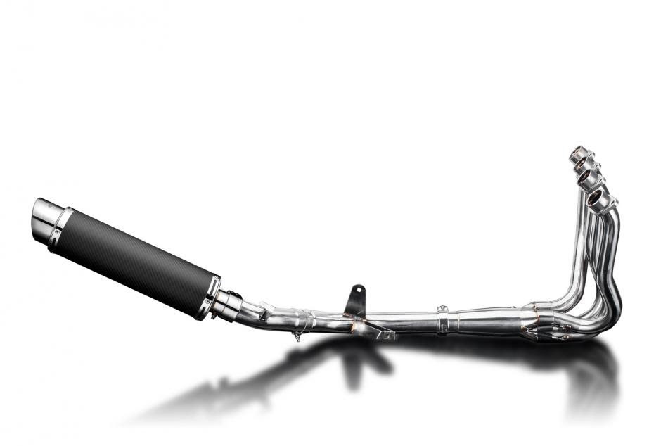 SUZUKI GSX-S1000F 2015-2020 350mm FULL EXHAUST CARBON ROUND BSAU SILENCER