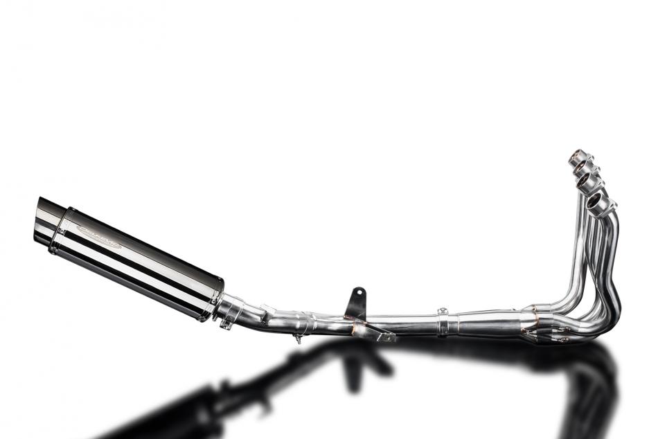 SUZUKI GSX-S1000F 2015-2020 350mm FULL EXHAUST ROUND STAINLESS BSAU SILENCER