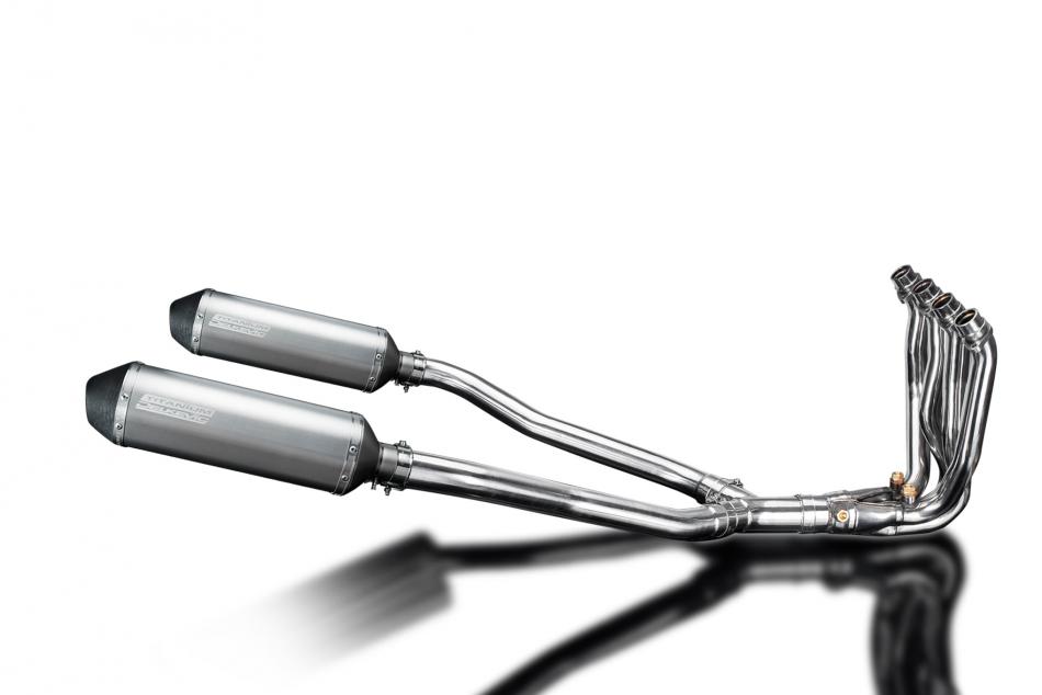 KAWASAKI GTR1400 07-20 COMPLETE 4>2 EXHAUST SYSTEM 343mm XOVAL TITANIUM SILEN