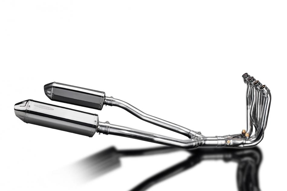 KAWASAKI GTR1400 07-20 COMPLETE 4>2 EXHAUST SYSTEM 320mm TRI-OVAL STAINLESS S