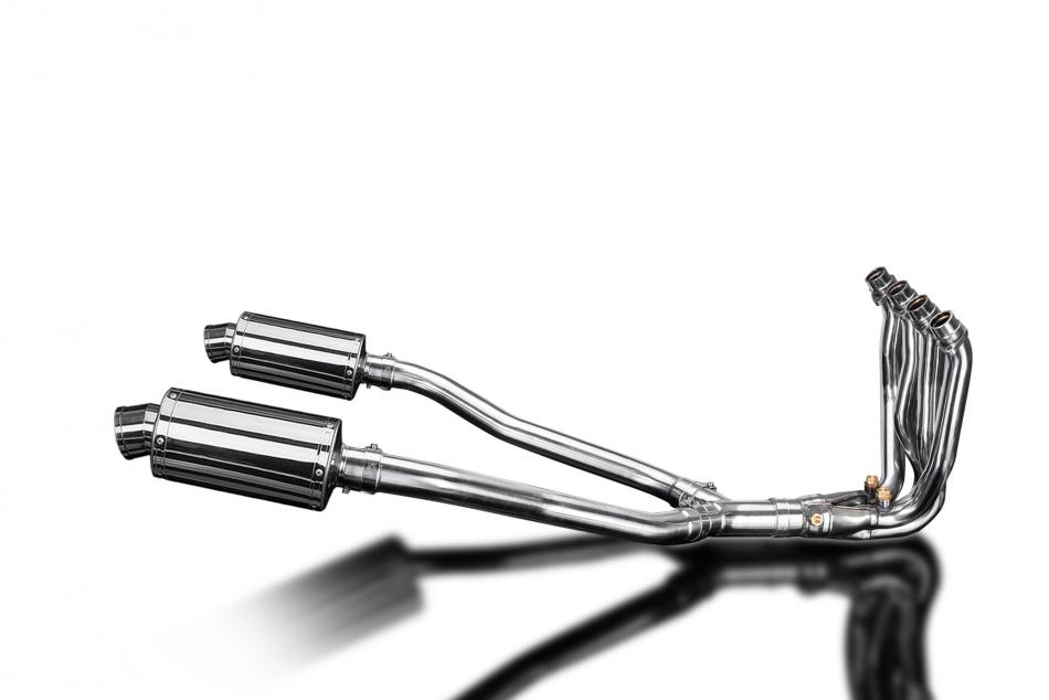 KAWASAKI GTR1400 07-20 COMPLETE 4>2 EXHAUST SYSTEM 225mm OVAL STAINLESS SILEN