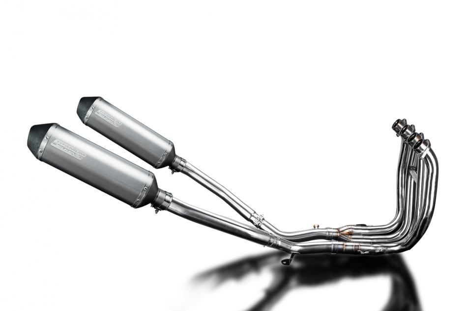 SUZUKI GSX1300R HAYABUSA 08-20 4-2 EXHAUST SYSTEM 343mm TITANIUM XOVAL BSAU
