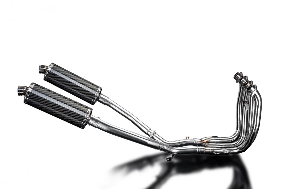 SUZUKI GSX1300R HAYABUSA 08-20 4-2 EXHAUST SYSTEM 350mm CARBON OVAL BSAU