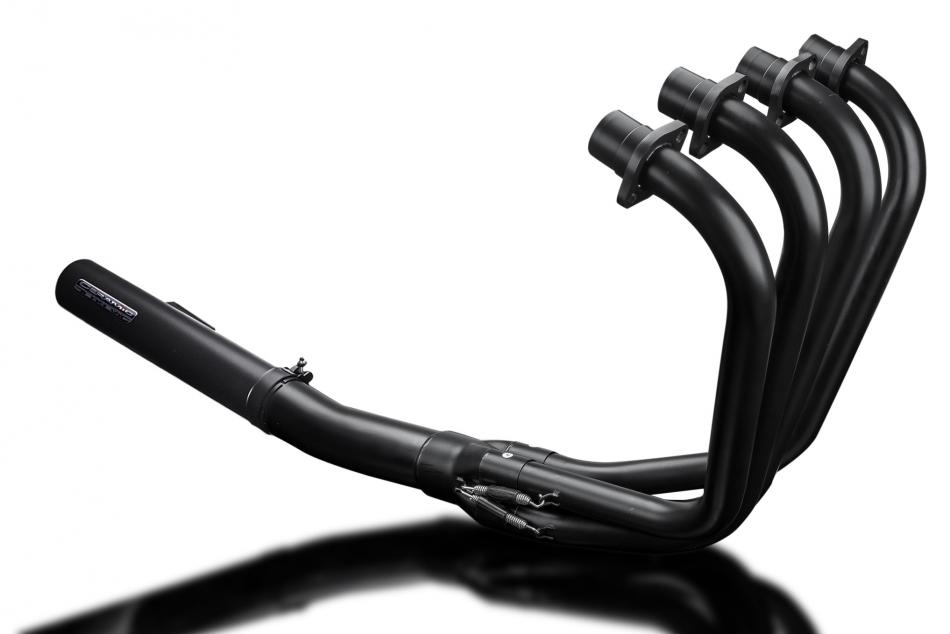 Kawasaki Z650 B/C 76-80 Exhaust 4-1 Straight Silencer Black Ceramic Coated Stainless