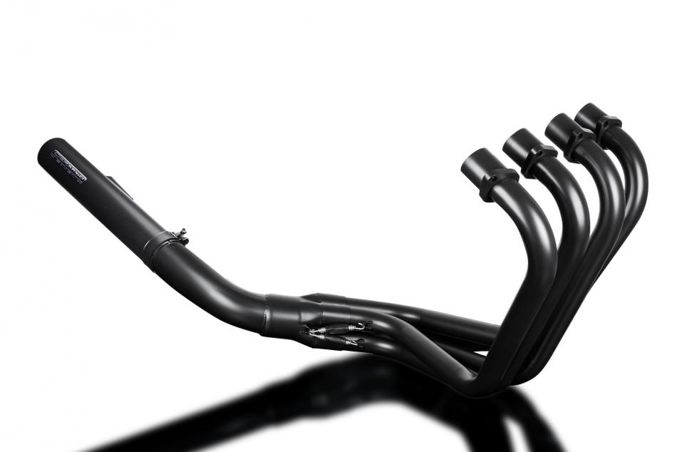 Kawasaki Z1000 LTD 77-80 Exhaust 4-1 Straight Silencer Black Ceramic Coated Stai