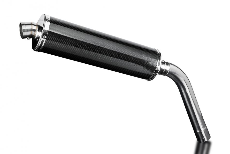 BMW F850GS F750GS 2017-2024 450mm Oval Carbon Exhaust Silencer Can Kit