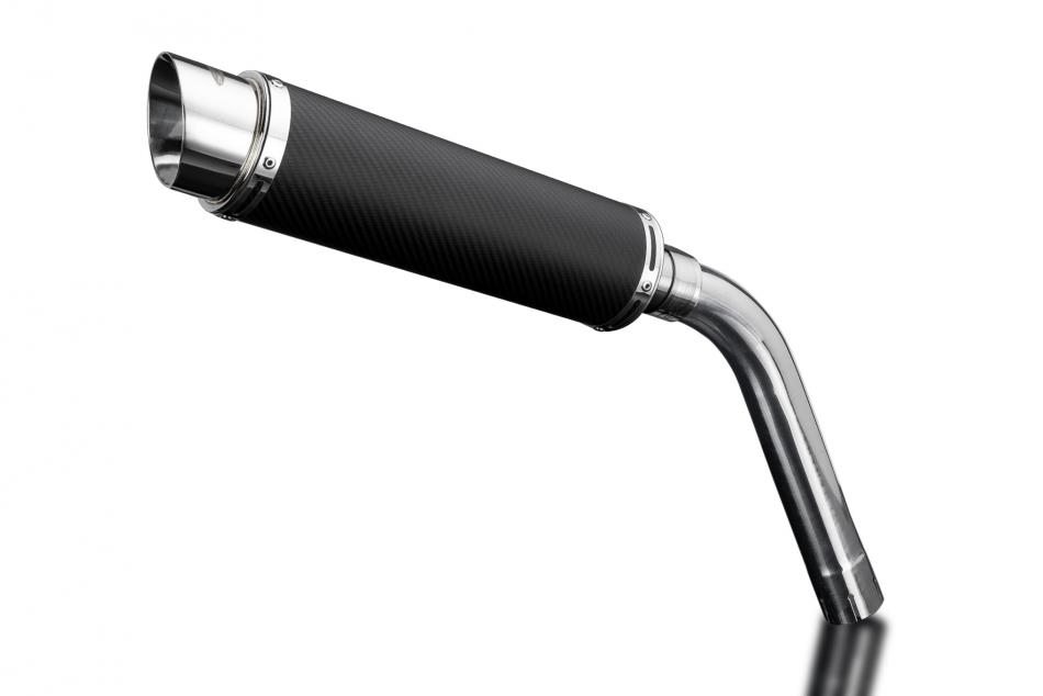 BMW F850GS F750GS 2017-2024 350mm Round Carbon Exhaust Silencer Can Kit