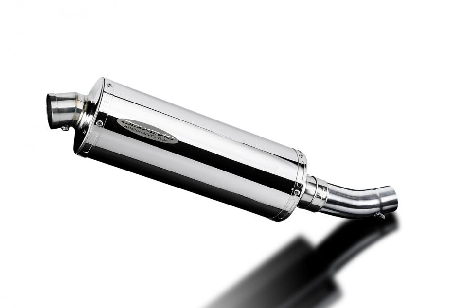 DUCATI SCRAMBLER 800 DESERT SLED 2017-2019 350mm OVAL STAINLESS EXHAUST KIT