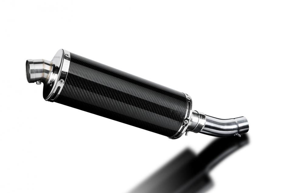 DUCATI SCRAMBLER 800 DESERT SLED 2017-2019 350mm OVAL CARBON  EXHAUST KIT