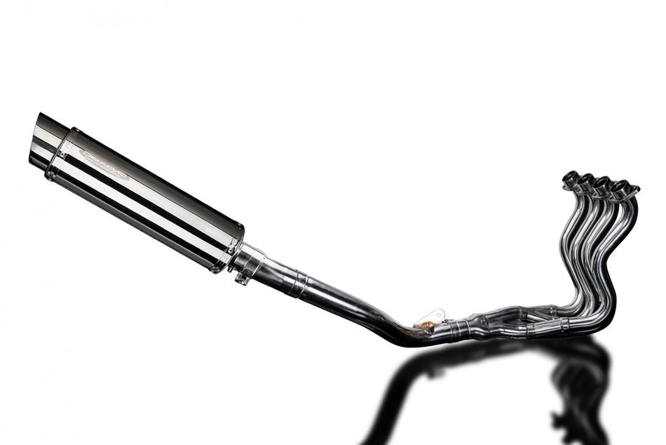 SUZUKI GSXR1000 2012-2016 350mm FULL EXHAUST ROUND STAINLESS BSAU SILENCER