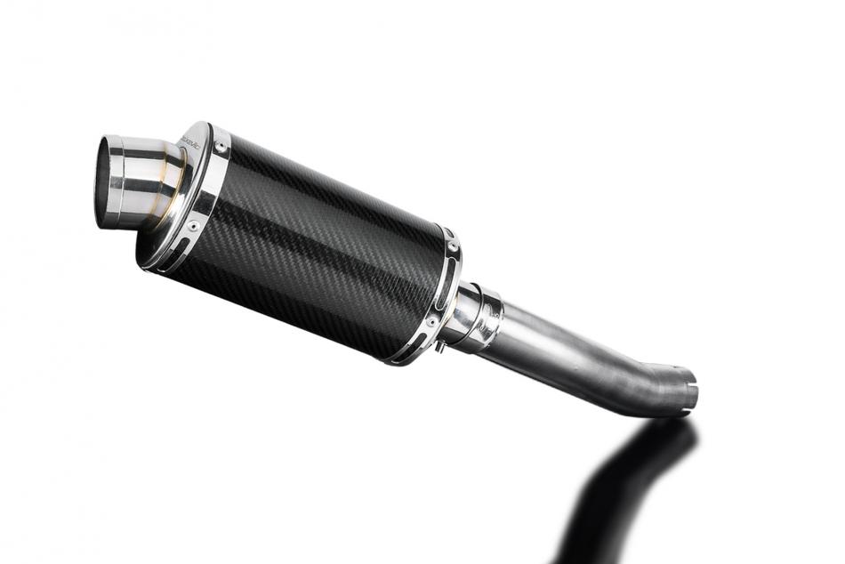 Yamaha XT700 Tenere 2019-2023 225mm Oval Carbon Exhaust Silencer Can Kit