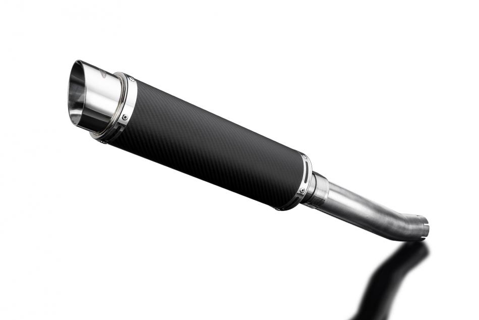 Yamaha XT700 Tenere 2019-2023 350mm Round Carbon Exhaust Silencer Can Kit