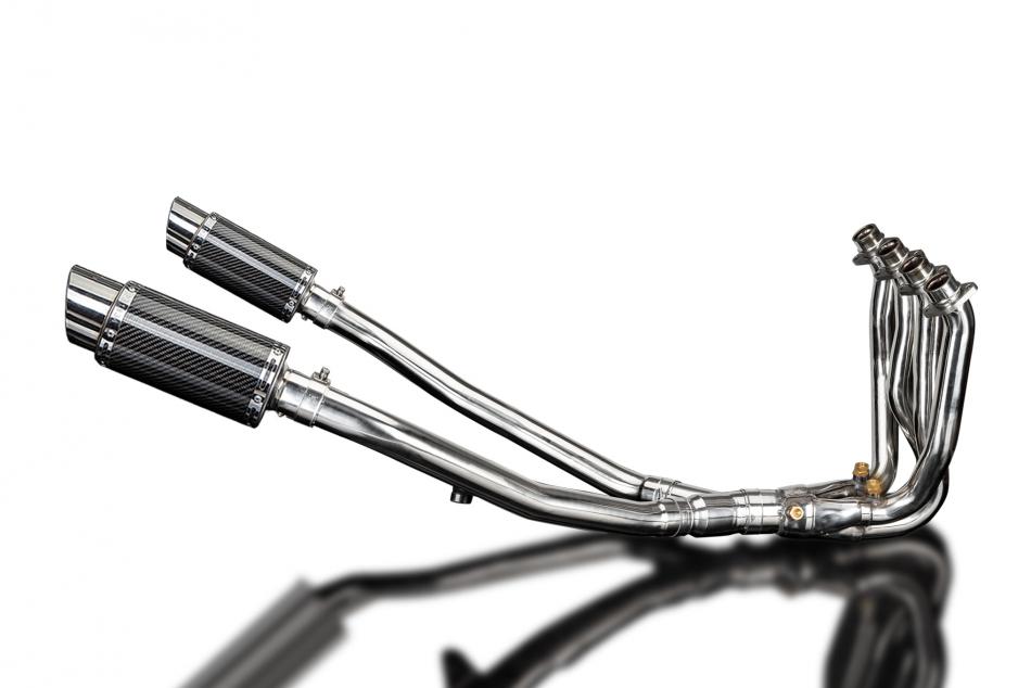 KAWASAKI ZZR1400 06-07 DECAT 4-2 EXHAUST 200mm CARBON ROUND SILENCERS