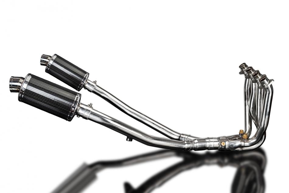 KAWASAKI ZZR1400 06-07 DECAT 4-2 EXHAUST 225mm CARBON OVAL SILENCERS