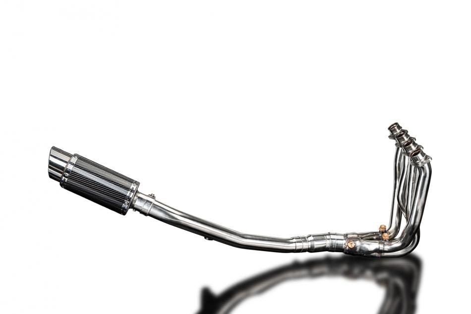 KAWASAKI ZZR1400 06-07 4-1 EXHAUST SYSTEM 200mm CARBON ROUND SILENCER