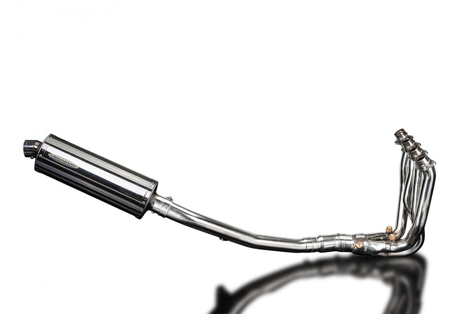KAWASAKI ZZR1400 06-07 4-1 EXHAUST SYSTEM 350mm STAINLESS OVAL BSAU