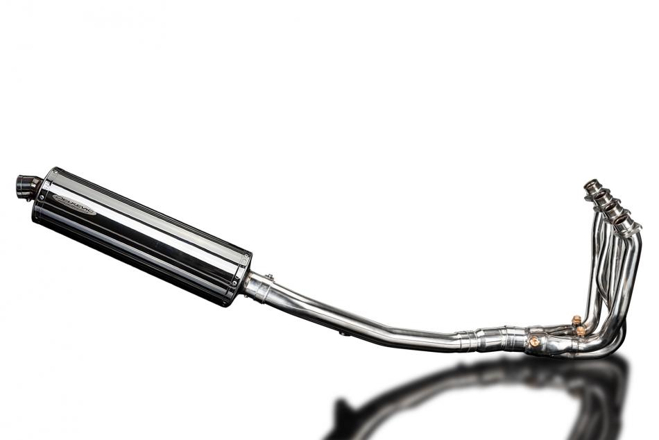 KAWASAKI ZZR1400 06-07 4-1 EXHAUST SYSTEM 450mm STAINLESS OVAL BSAU