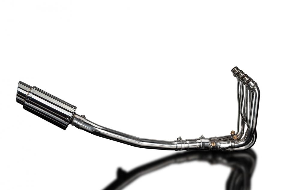 KAWASAKI ZZR1400 08-11 4-1 EXHAUST SYSTEM 200mm STAINLESS ROUND SILENCER