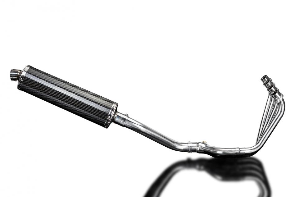 Honda CB650R CB650R 2019-2021 4-1 Full Exhaust 450mm Oval Carbon Fibre Silencer