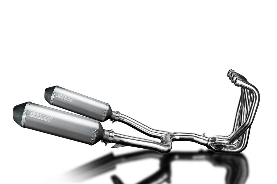 KAWASAKI ZZR1100 GPZ1100S 4-2 EXHAUST SYSTEM 343mm TITANIUM XOVAL BSAU SILENCER