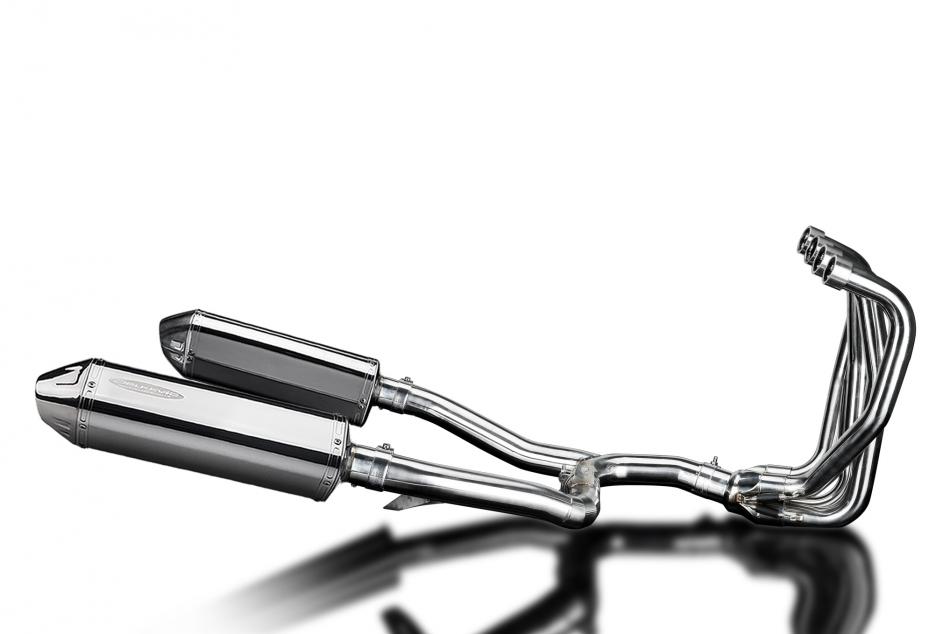 KAWASAKI ZZR1100 GPZ1100S 4-2 EXHAUST SYSTEM 320mm STAINLESS TRI BSAU SILENCERS