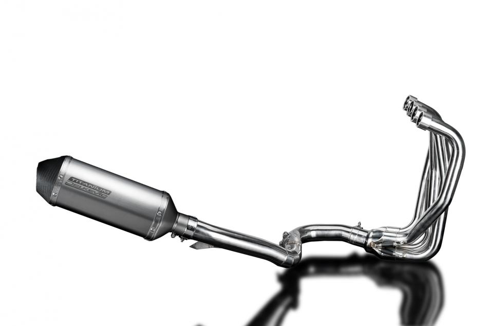 KAWASAKI ZZR1100 1990-2001 4-1 EXHAUST SYSTEM 260mm TITANIUM XOVAL BSAU SILENCER