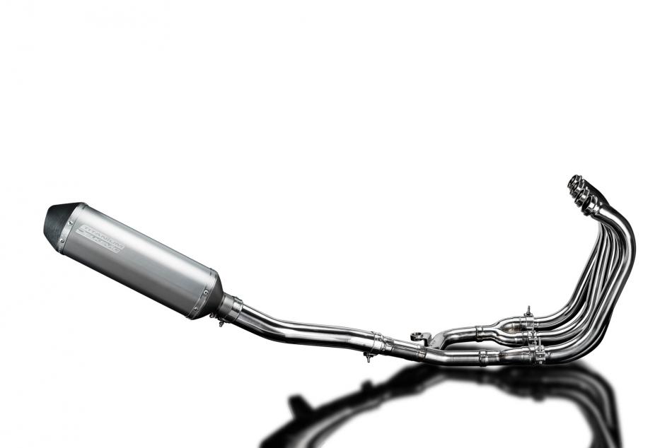Suzuki GSX1400 2006-2007 4-1 Full Exhaust 343mm X-Oval Titanium Silencer Can