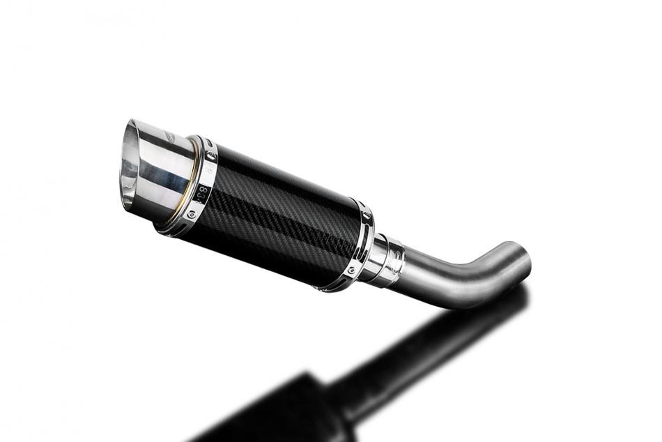 KAWASAKI Z900 2020-2023 200mm ROUND CARBON  SILENCER EXHAUST KIT