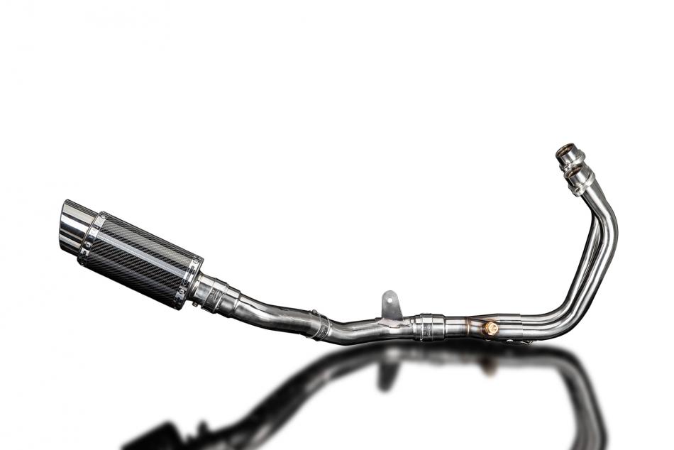 Honda CMX500 Rebel 2017-2024 Full Exhaust 2-1 200mm Round Carbon Silencer