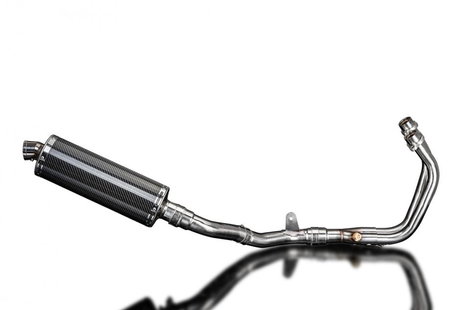 Honda CMX500 Rebel 2017-2024 Full Exhaust 2-1 350mm Oval Carbon Silencer