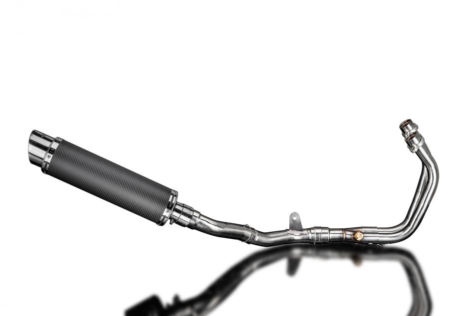 Honda CMX500 Rebel 2017-2024 Full Exhaust 2-1 350mm Round Carbon Silencer