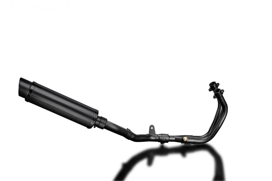 Honda CMX500 Rebel 2017-2024 Full Exhaust 2-1 350mm Round Silencer Ceramic