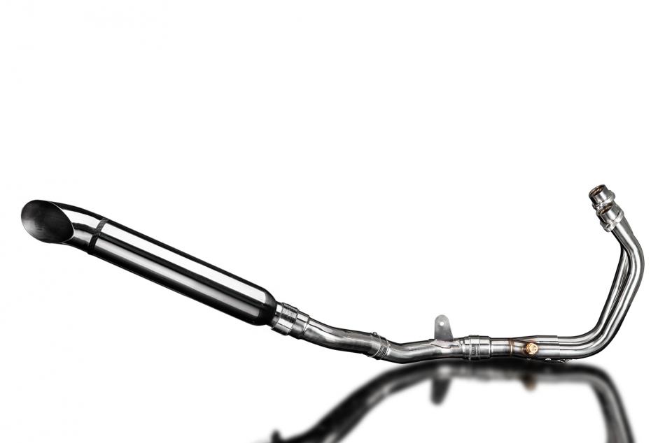 Honda CMX500 Rebel 2017-2024 Full Exhaust 2-1 410mm Turn Out Can Stainless