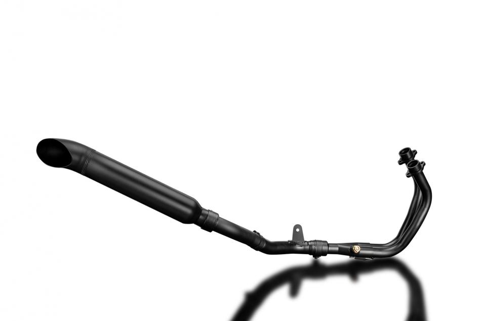 Honda CMX500 Rebel 2017-2024 Full Exhaust 2-1 410mm Turn Out Can Ceramic