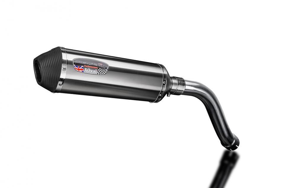 SUZUKI SV650 S 03-15 Hi-LEVEL 343mm X-OVAL STAINLESS SILENCER EXHAUST KIT
