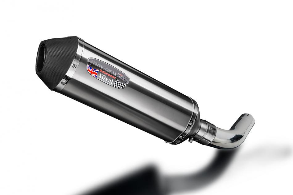 HONDA VFR800Fi 1998-2001 343mm X-OVAL STAINLESS SILENCER EXHAUST KIT