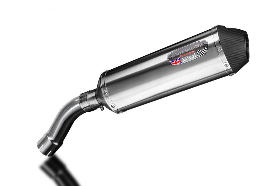 BMW F800 R 2009-2017 343mm X-Oval Stainless Left Hand Exhaust Silencer Kit