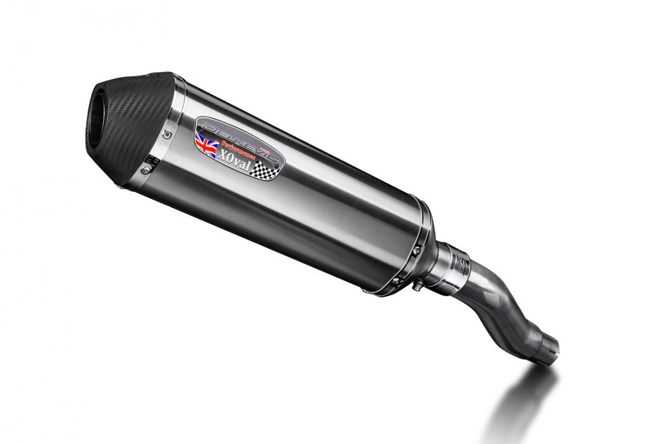 300 NINJA 2013-2016 / XOVAL 343mm (13.5 inch) RH SILENCER BRUSH 304 STAINLESS STEEL