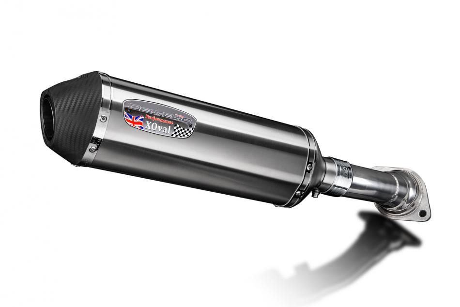 Honda VFR750 1990-1993 343mm X-Oval Stainless Exhaust Silencer Can Kit