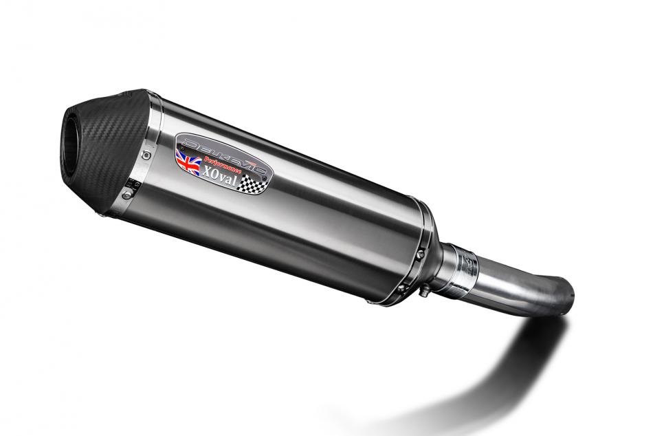 Suzuki GSX-S750 2015-2019 343mm X-Oval Stainless Exhaust Silencer Can Kit